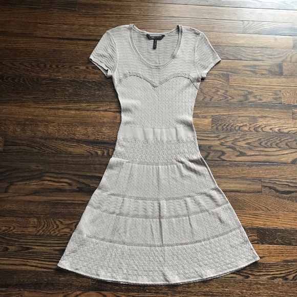 BCBGMaxAzria Dresses & Skirts - BCBG MAXAZRIA crochet knit dress